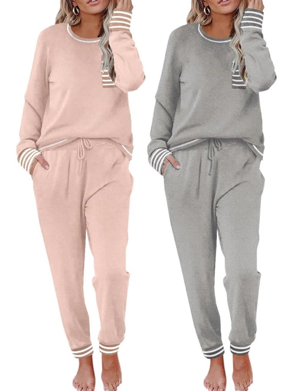 Cozy 2-Pack Women's Long Sleeve Pajama Sets | Soft Lounge & Sleepwear